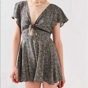 Urban outfitters floral romper